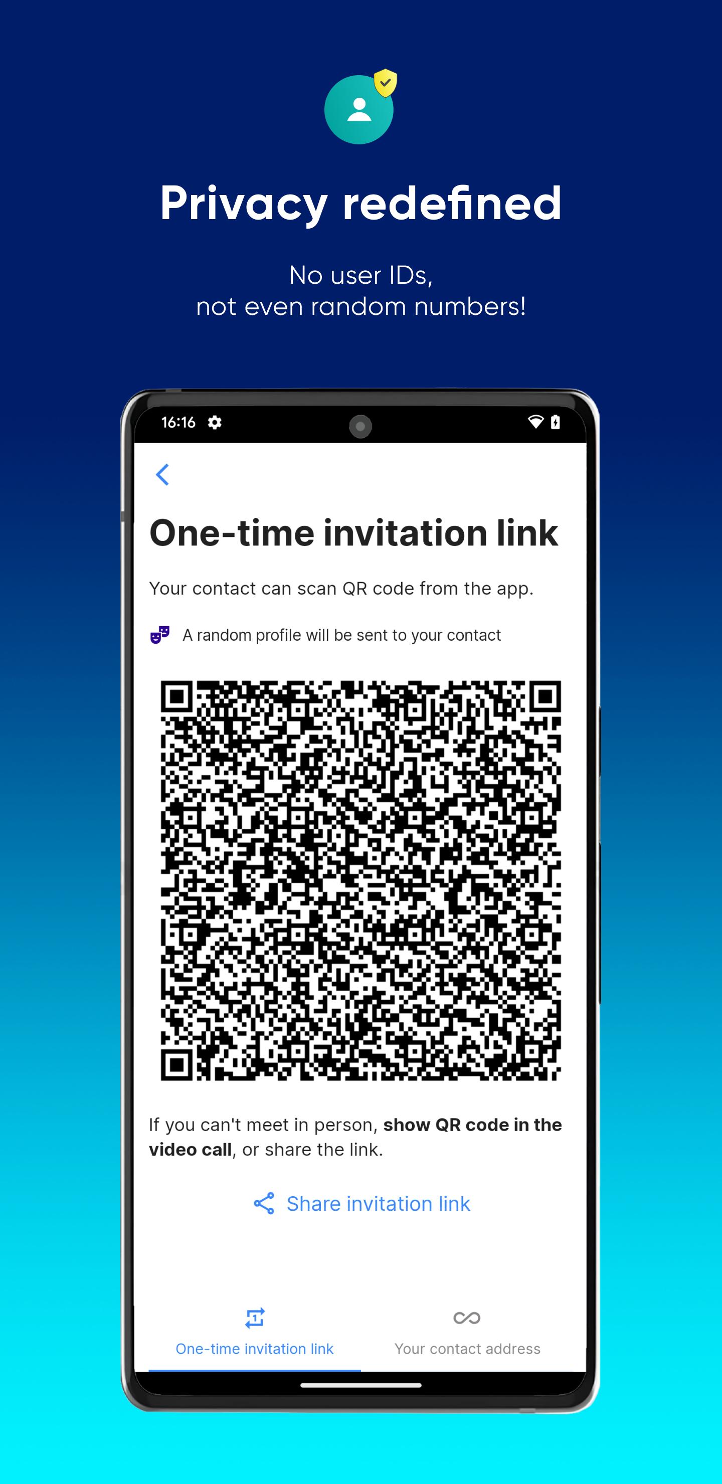 SimpleX Chat screenshot